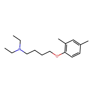 4-(2,4-dimethylphenoxy)-N,N-diethylbutan-1-amine structure