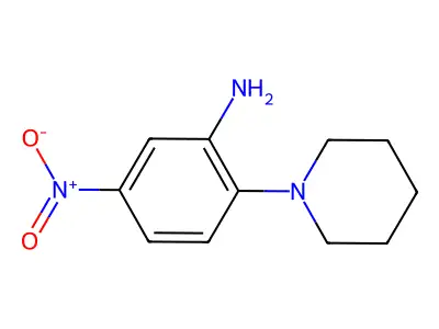 5-Nitro-2-(piperidin-1-yl)aniline structure