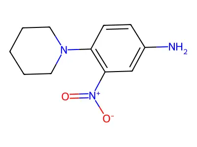 3-Nitro-4-(piperidin-1-yl)aniline structure
