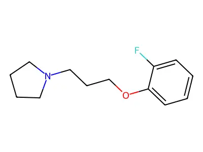 1-[3-(2-Fluorophenoxy)propyl]pyrrolidine structure