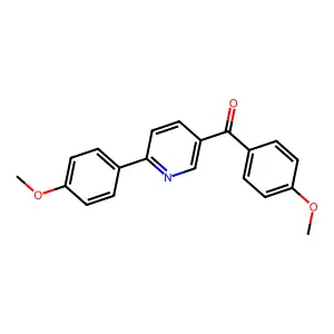 (4-Methoxyphenyl)[6-(4-methoxyphenyl)-3-pyridinyl]methanone structure