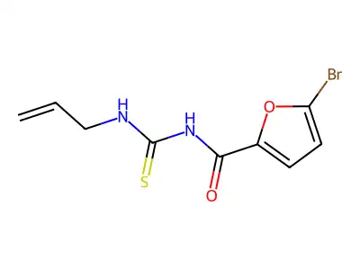 N-(allylcarbamothioyl)-5-bromofuran-2-carboxamide structure