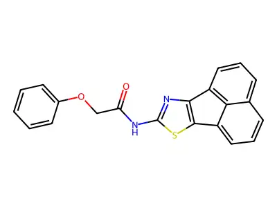 N-(acenaphtho[1,2-d]thiazol-8-yl)-2-phenoxyacetamide structure