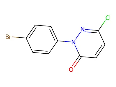 2-(4-Bromophenyl)-6-chloropyridazin-3(2H)-one structure