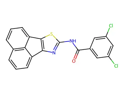 N-(acenaphtho[1,2-d]thiazol-8-yl)-3,5-dichlorobenzamide structure