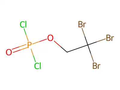 2,2,2-Tribromoethyl dichlorophosphate structure