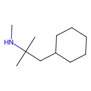 Cyclohexaneethylamine, N,alpha,alpha-trimethyl- structure
