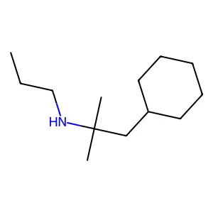 Cyclohexaneethylamine, alpha,alpha-dimethyl-N-propyl- structure