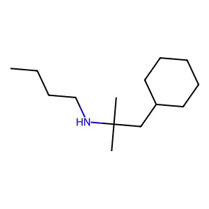 Cyclohexaneethylamine, N-butyl-alpha,alpha-dimethyl- structure