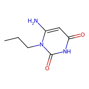 6-Amino-1-propyluracil structure