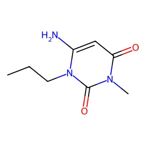Uracil, 6-amino-3-methyl-1-propyl- structure