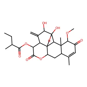 Dehydrailanthinone 1-methyl ether structure