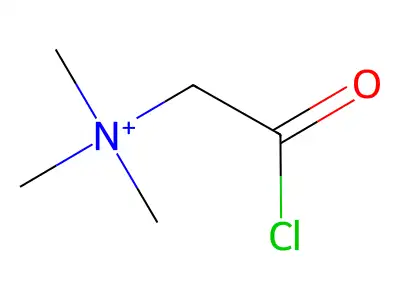 (2-Chloro-2-oxoethyl)-trimethylazanium structure