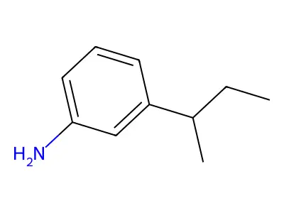 仲丁基苯胺 structure