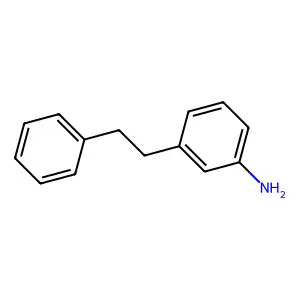 Aniline, m-phenethyl- structure