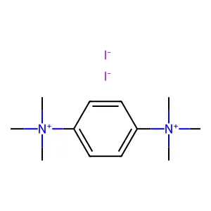 对亚苯基双(三甲基铵)二碘化物 structure
