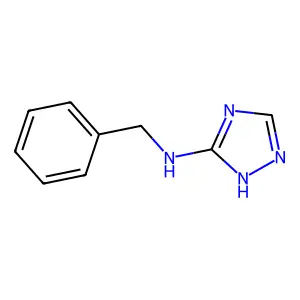 N-benzyl-1H-1,2,4-triazol-5-amine structure