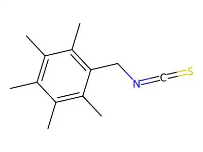 1-(Isothiocyanatomethyl)-2,3,4,5,6-pentamethylbenzene structure