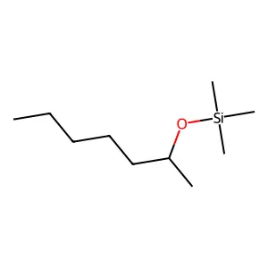 Silane, trimethyl[(1-methylhexyl)oxy]- structure