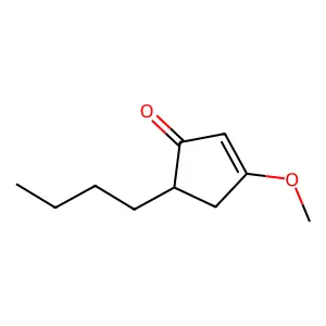 5-Butyl-3-methoxy-2-cyclopenten-1-one structure