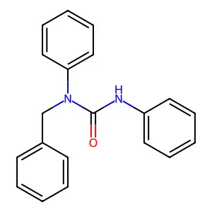 1-Benzyl-1,3-diphenylurea structure