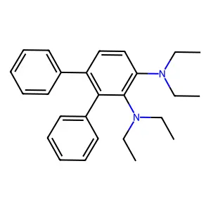 N,N,N',N'-四乙基三联苯二胺 structure