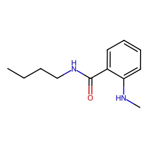 n-Butyl-2-(methylamino)benzamide structure