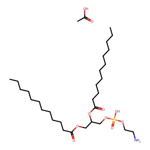 1,2-Dilauroylphosphatidylethanolamine structure
