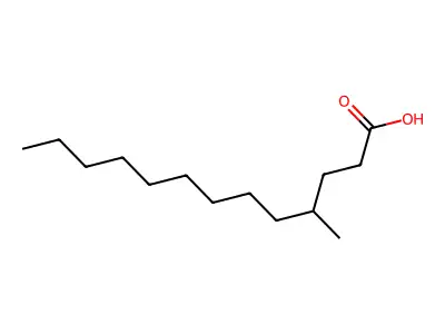 4-Methyl-tridecanoic acid structure