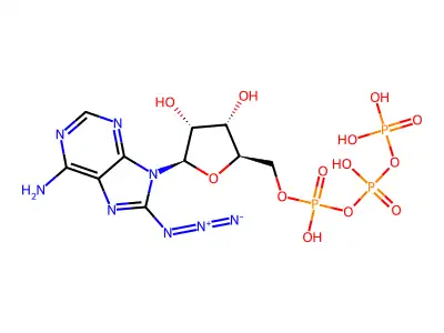 8-Azidoadenosine 5'-triphosphate structure