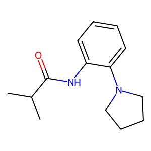 N-(2-(Pyrrolidin-1-yl)phenyl)isobutyramide structure