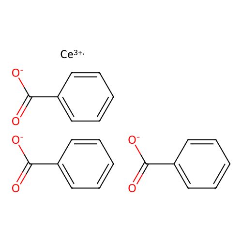 Cerium tribenzoate structure