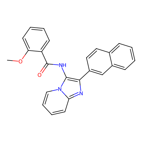 2-methoxy-N-(2-(naphthalen-2-yl)imidazo[1,2-a]pyridin-3-yl)benzamide structure