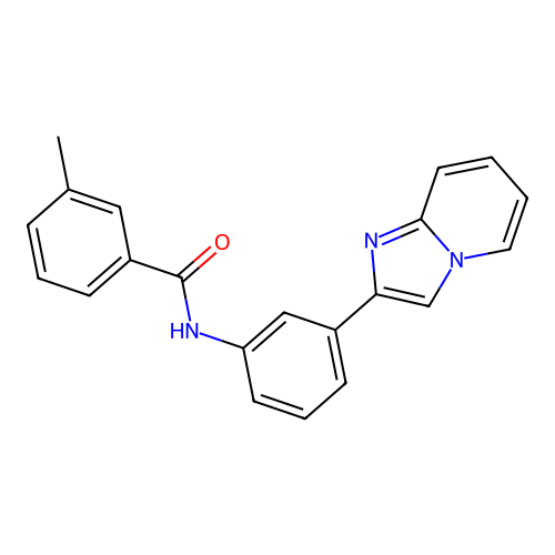 N-(3-(imidazo[1,2-a]pyridin-2-yl)phenyl)-3-methylbenzamide structure