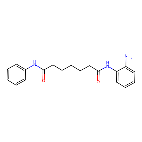 N1-(2-aminophenyl)-N7-phenylheptanediamide structure