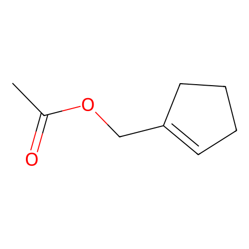1-Cyclopentene-1-methanol, acetate structure