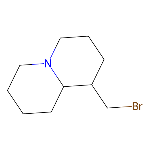 1-(bromomethyl)-2,3,4,6,7,8,9,9a-octahydro-1H-quinolizine structure