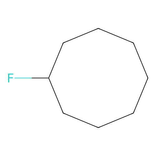 Fluorocyclooctane structure