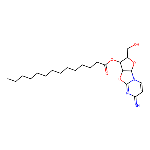 3'-Myristoylancitabine hydrochloride structure