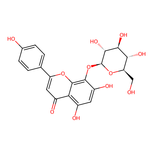 Isoscutellarein 8-O-glucoside structure