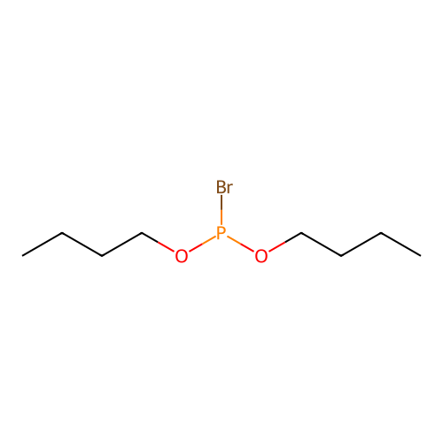 Bromo(dibutoxy)phosphane structure