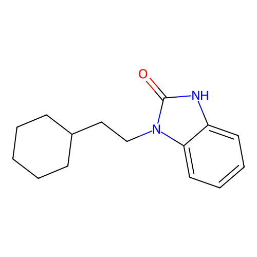 1-(2-cyclohexylethyl)-1,3-dihydro-2H-benzimidazol-2-one structure