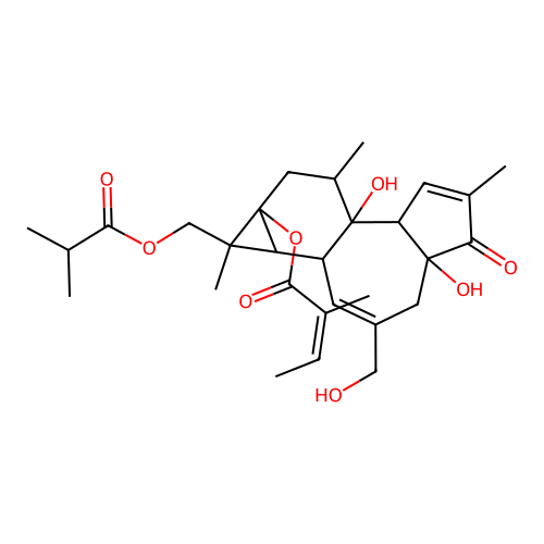 Euphorbia factor C structure
