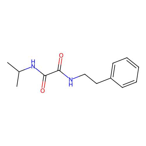 N-(2-phenylethyl)-N'-(propan-2-yl)ethanediamide structure