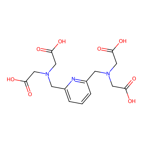 2,6-Bis(aminomethyl)pyridinetetraacetate structure