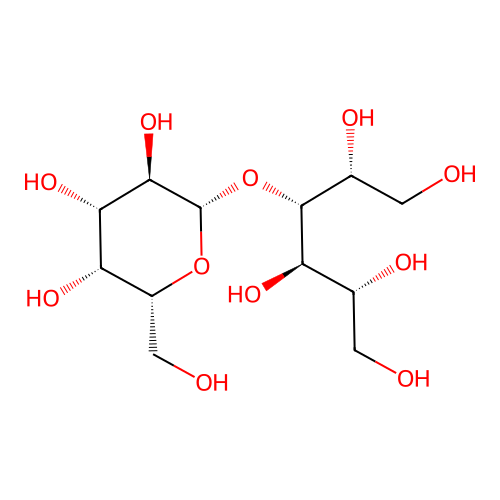 3-O-beta-D-galactopyranosyl-D-mannitol structure