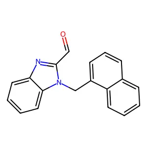 1-(1-Naphthylmethyl)-1H-benzimidazole-2-carbaldehyde structure