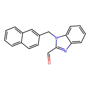 1-(2-Naphthylmethyl)-1H-benzimidazole-2-carbaldehyde structure