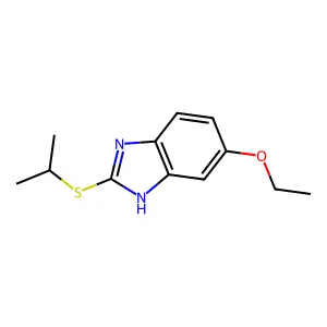 5-ethoxy-2-(propan-2-ylsulfanyl)-1H-benzimidazole structure
