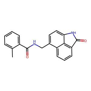 2-methyl-N-({3-oxo-2-azatricyclo[6.3.1.0^{4,12}]dodeca-1(12),4,6,8,10-pentaen-9-yl}methyl)benzamide structure